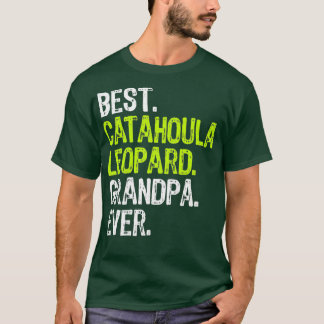 Camiseta Melhor Avô Catahoula Leoparda Nunca Cachorá
