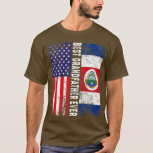 Camiseta Melhor Avô De Dia de os pais Engraçado Costa Ric