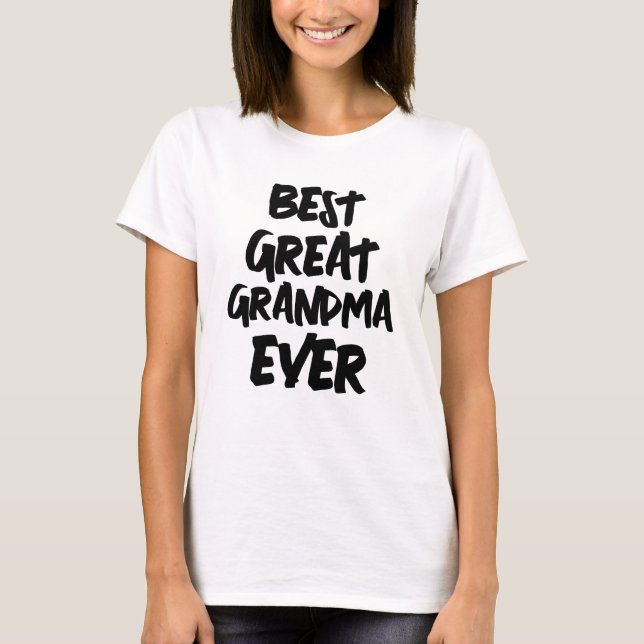CAMISETA MELHOR AVÓ DE EXCELENTE NUNCA (Frente)