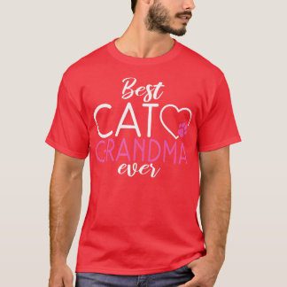 Camiseta Melhor Avó de Gato do Gato de Gatinho