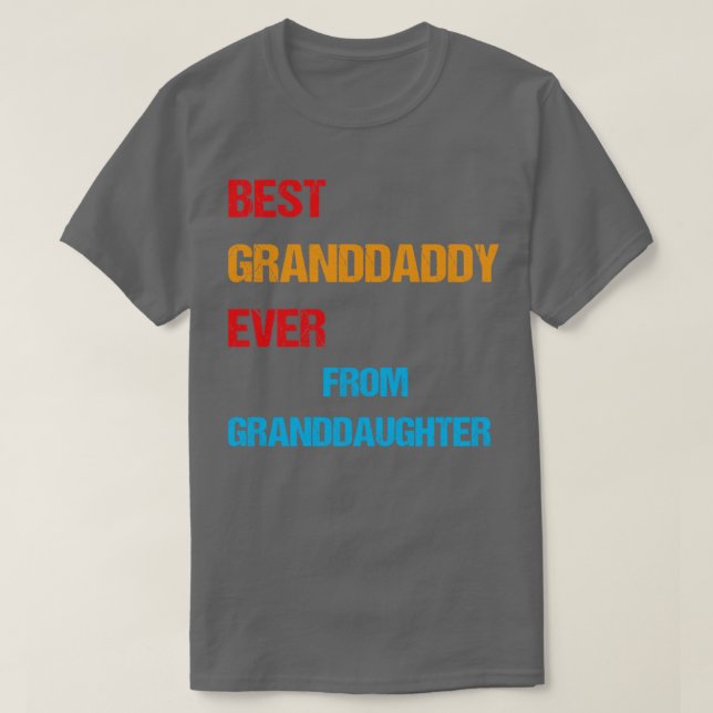 Camiseta melhor avô de neta3 (Frente do Design)