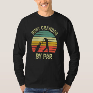 Camiseta Melhor Avô De Par Vintage Golf Engraçado Dia Do Pa