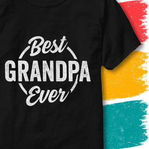 Camiseta Melhor Avô de Todos Citação Vintage Divertido Avô