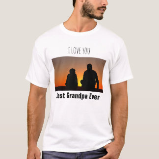 Camiseta Melhor Avô De Todos Os Tempos Com Fotos Fotográfic