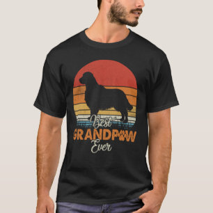 Camiseta Melhor Avô de Todos os Tempos Retriever Dourado Av