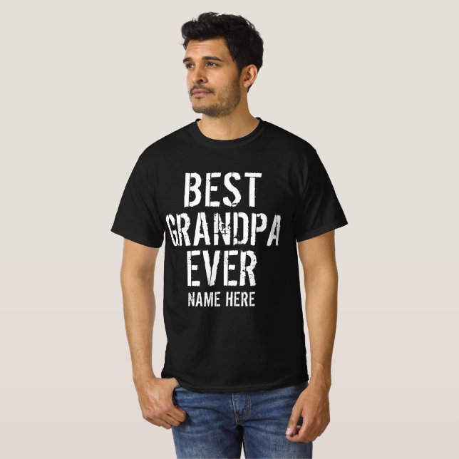 CAMISETA MELHOR AVÔ DE TODOS PERSONALIZE  (Frente Completa)