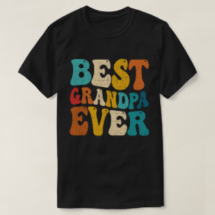 Camiseta Melhor Avô de Todos Presente Retro Vintage para Av