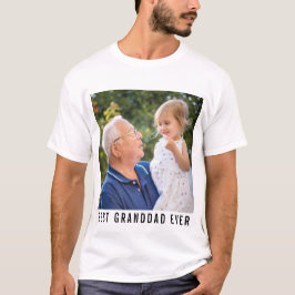 Camiseta Melhor Avô De Vovô E Foto De Bebê