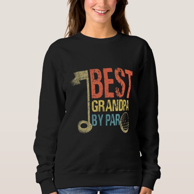 Camiseta Melhor Avô Do Par Pai De Golfe (Frente)