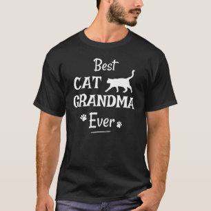 Camiseta Melhor Avó Gato Nunca Novidade Do Gato