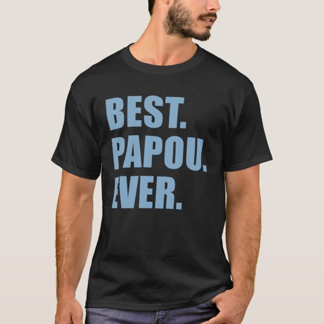 Camiseta Melhor Avô Grego de Papou (Frente)