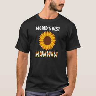 Camiseta Melhor avó Mawmaw do mundo feminino