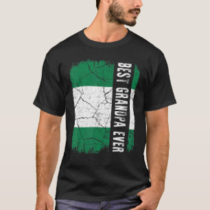 Camiseta Melhor Avô Nigeriano De Todos Os Países Da Nigéria