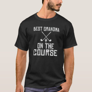Camiseta Melhor Avó no Campo de Minigolfe Avó