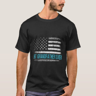 Camiseta Melhor Avô Nunca Dia de os pais Americano de Bande