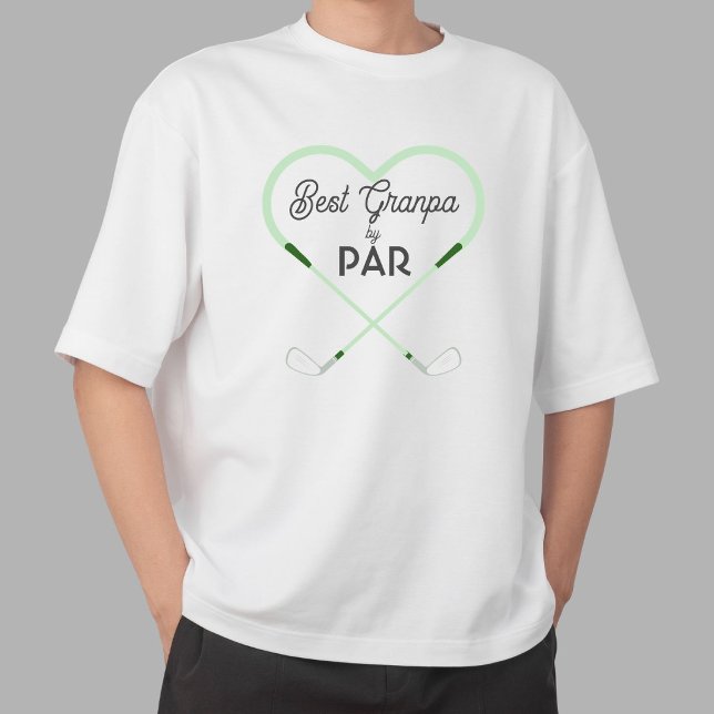 Camiseta Melhor Avô pelo Amor de Par Tema de Golfe (Criador carregado)