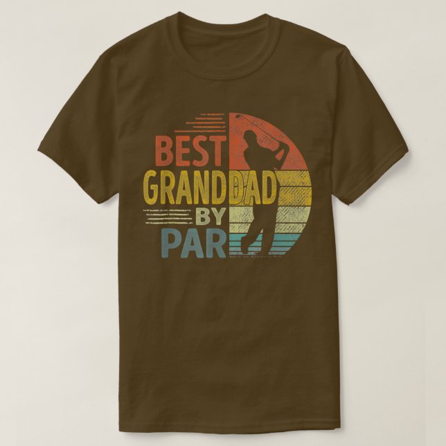 Camiseta Melhor Avô por Par Padre39s Dia Golf Gift Grand (Frente do Design)