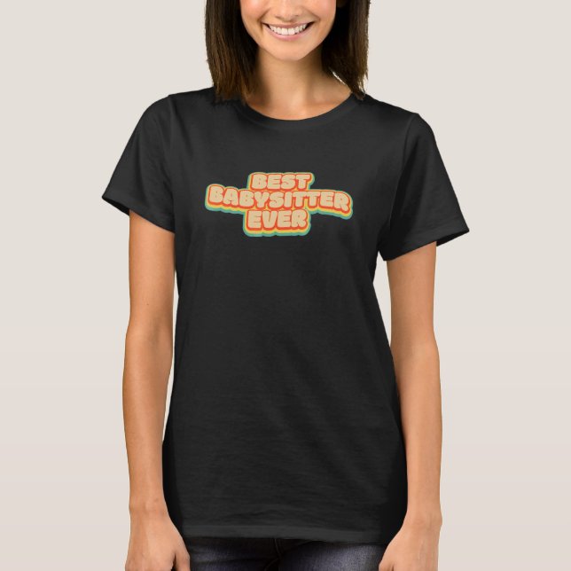 Camiseta Melhor Babá de Todos os Tempos (Frente)
