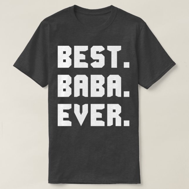 Camiseta Melhor Baba Nunca (Frente do Design)