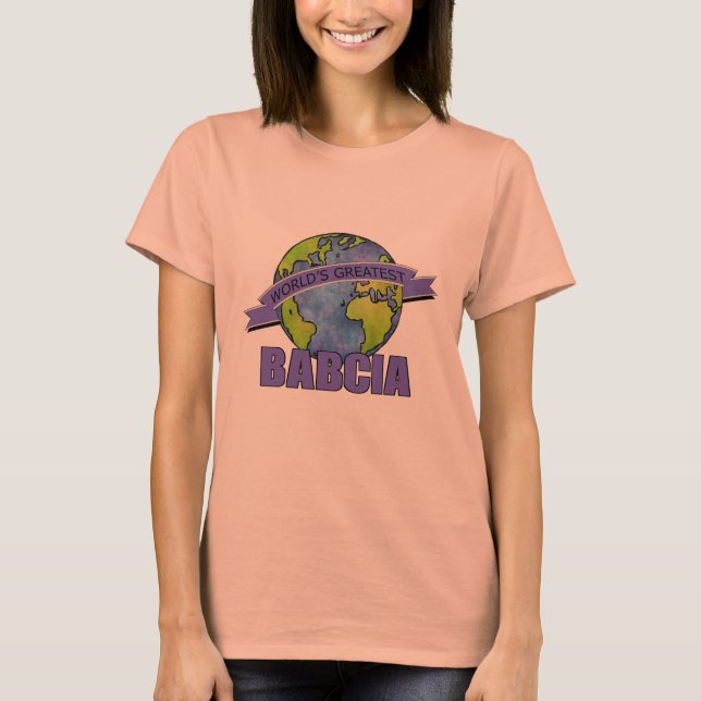Camiseta Melhor Babcia do Mundo (Frente)