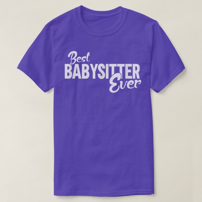 Camiseta Melhor Babysitter De 1599 (Frente do Design)