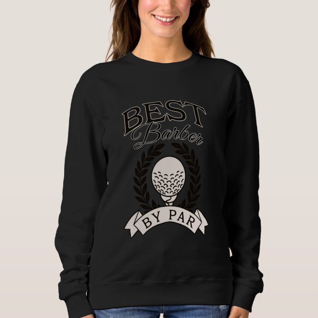 Camiseta Melhor Barbeiro De Golfe Engraçado Par (Frente)