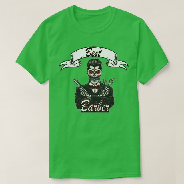 Camiseta Melhor barbeiro de sempre 1 (Frente do Design)