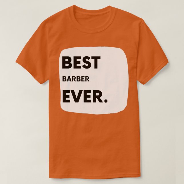 Camiseta Melhor Barber Ever 3 (Frente do Design)