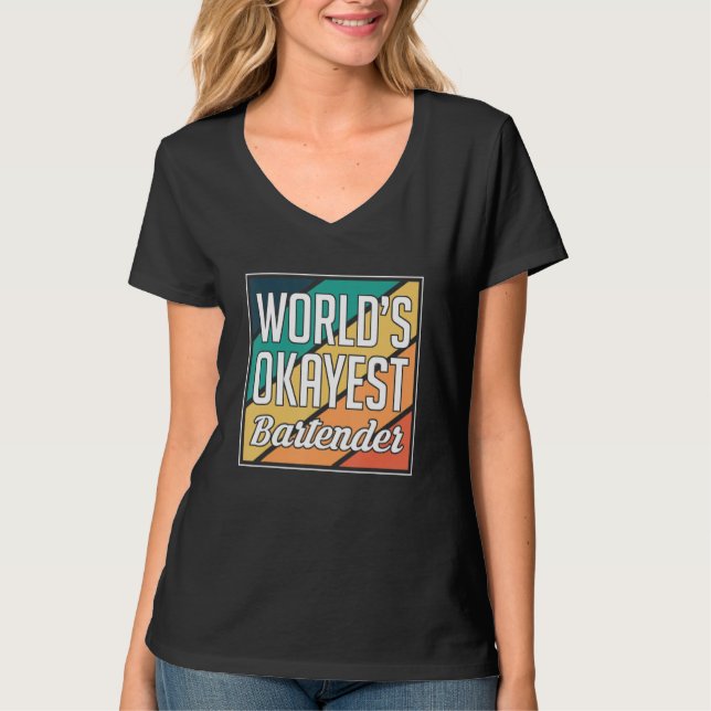 Camiseta Melhor Barman do Mundo (Frente)