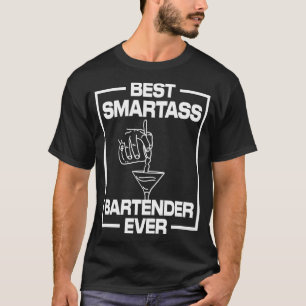 Camiseta Melhor Barman Inteligente e Arrogante de Todos os
