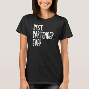 Camiseta Melhor Bartender Eternamente Hilariante Dizendo pa