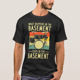 Camiseta Melhor Bateria Para Homens Mulheres Tambores Bater