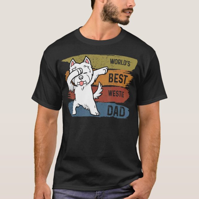 Camiseta Melhor Batida De Pai Westis Para Crianças (Frente)