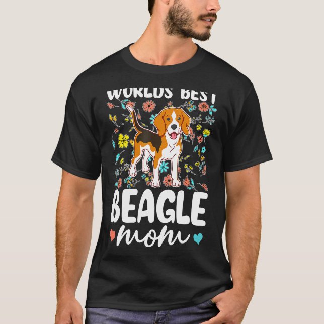 Camiseta Melhor Beagle Mãe Cachorro (Frente)