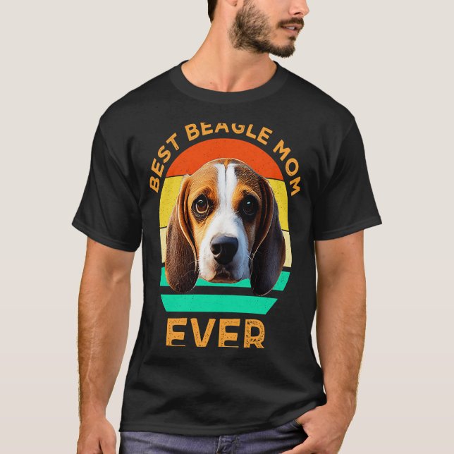 Camiseta Melhor Beagle Mamãe Nunca Cachorro De Beagle (Frente)