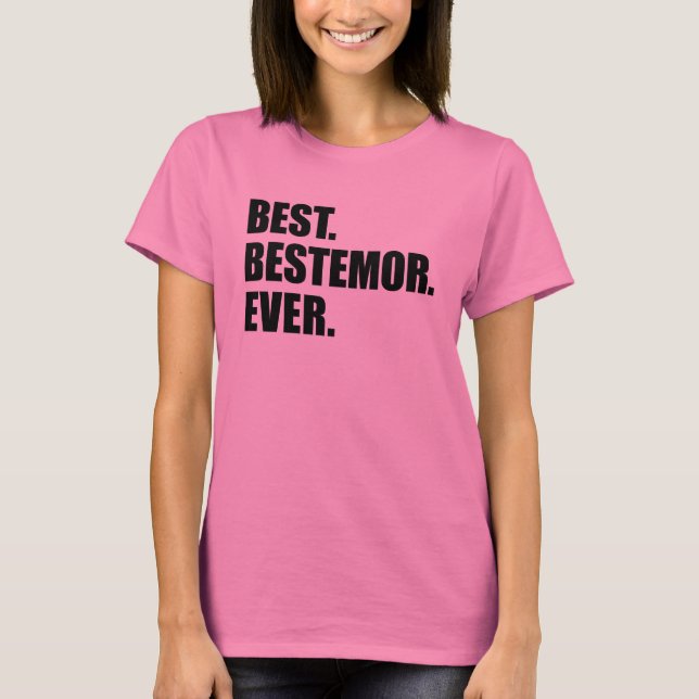 Camiseta Melhor. Bestemor. Nunca (Frente)