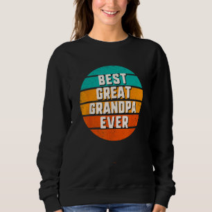 Camiseta Melhor Bisavô de Todos Retro Vintage Legal Família
