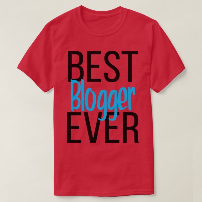 Camiseta Melhor Blogger de Todos os Tempos 2 (Frente do Design)
