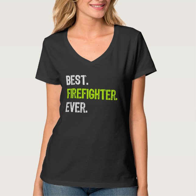 Camiseta Melhor BOMBEIRO de Todos (Frente)