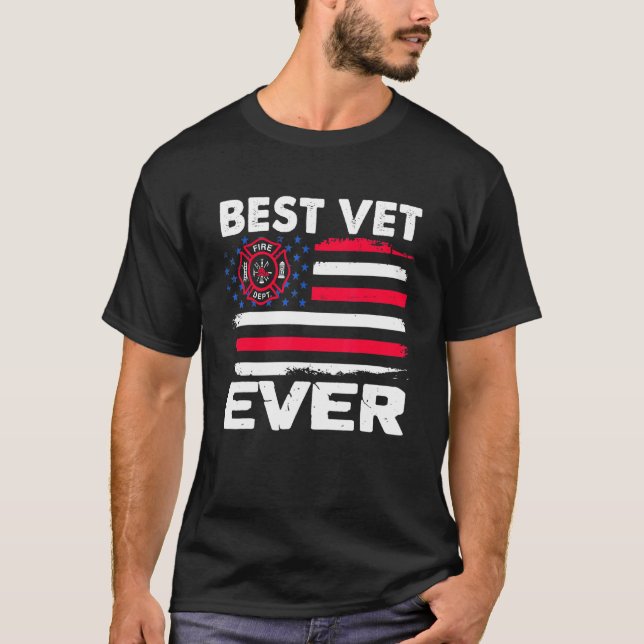 Camiseta Melhor bombeiro dos EUA (Frente)
