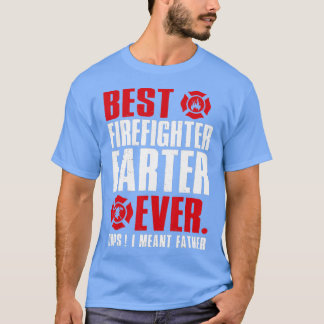 Camiseta Melhor Bombeiro Farter Pai Engraçado Firema
