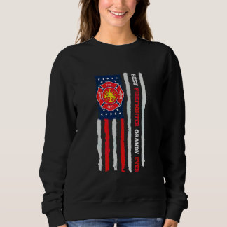 Camiseta Melhor Bombeiro Grandy Homem Bandeira dos EUA Bomb