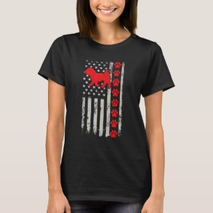 Camiseta Melhor Bombeiro Maltês Mãe Pai Sempre Bandeira Dos