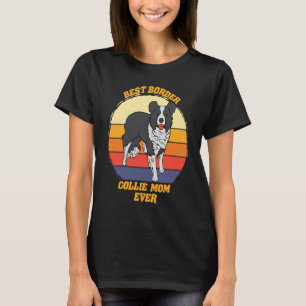 Camiseta Melhor Borda Collie Mãe Na Fronteira Collie Cog 2