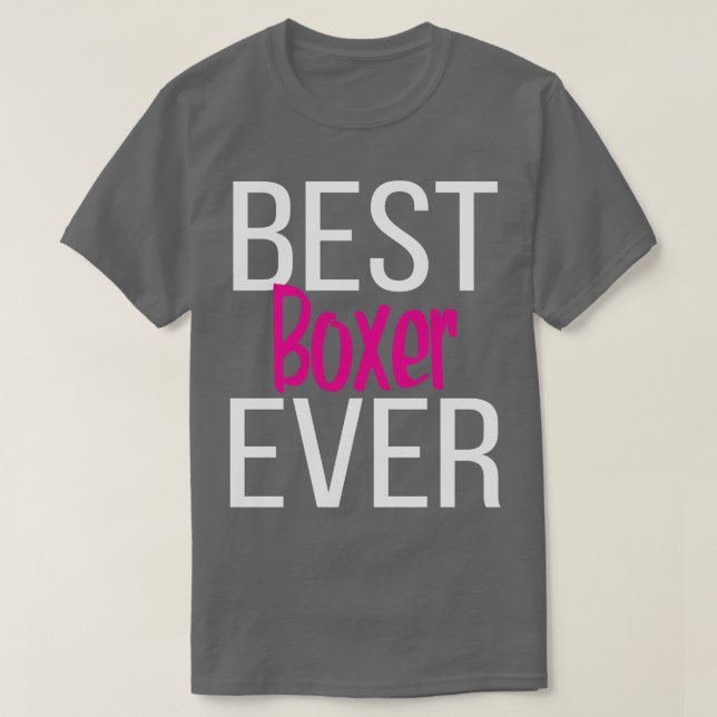Camiseta Melhor Boxer Ever 3 (Frente do Design)