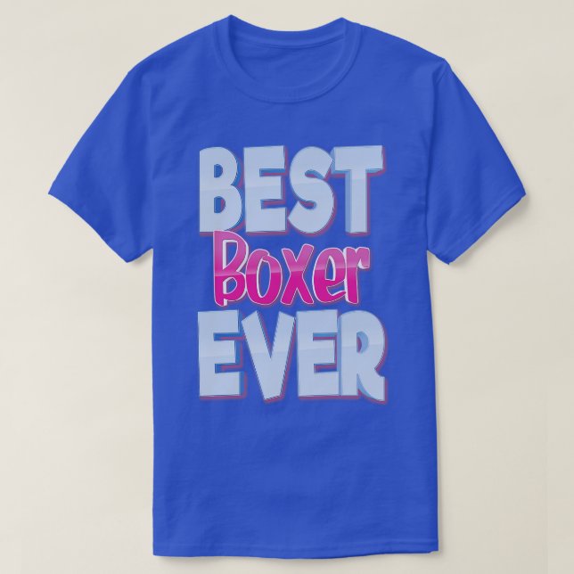 Camiseta Melhor Boxer Ever 5 (Frente do Design)
