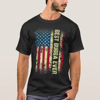 Camiseta Melhor Bubba Alguma Vez Vintage American Flag Gift