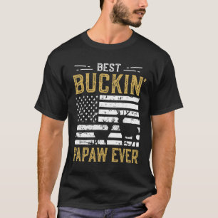 Camiseta Melhor Buckin Papaw Eternamente Engraçado Deer Hun