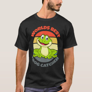 Camiseta Melhor Caçador de Rãs do Mundo Caçador de Rãs Herp