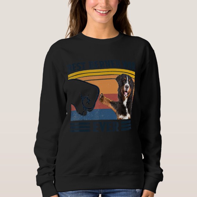 Camiseta Melhor Cachorro Bernês Mãe Cachorro Mãe Mãe Mãe (Frente)
